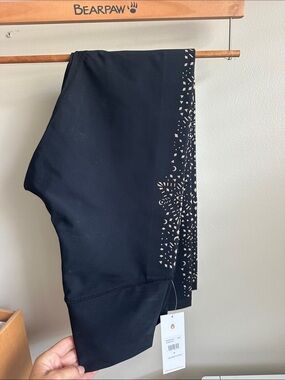 Spiritual Gangster Third Eye Laser Cut Leggings Black Size S